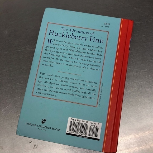 Classic Starts: The Adventures of Huckleberry Finn, Hardback book. - Picture 5 of 6